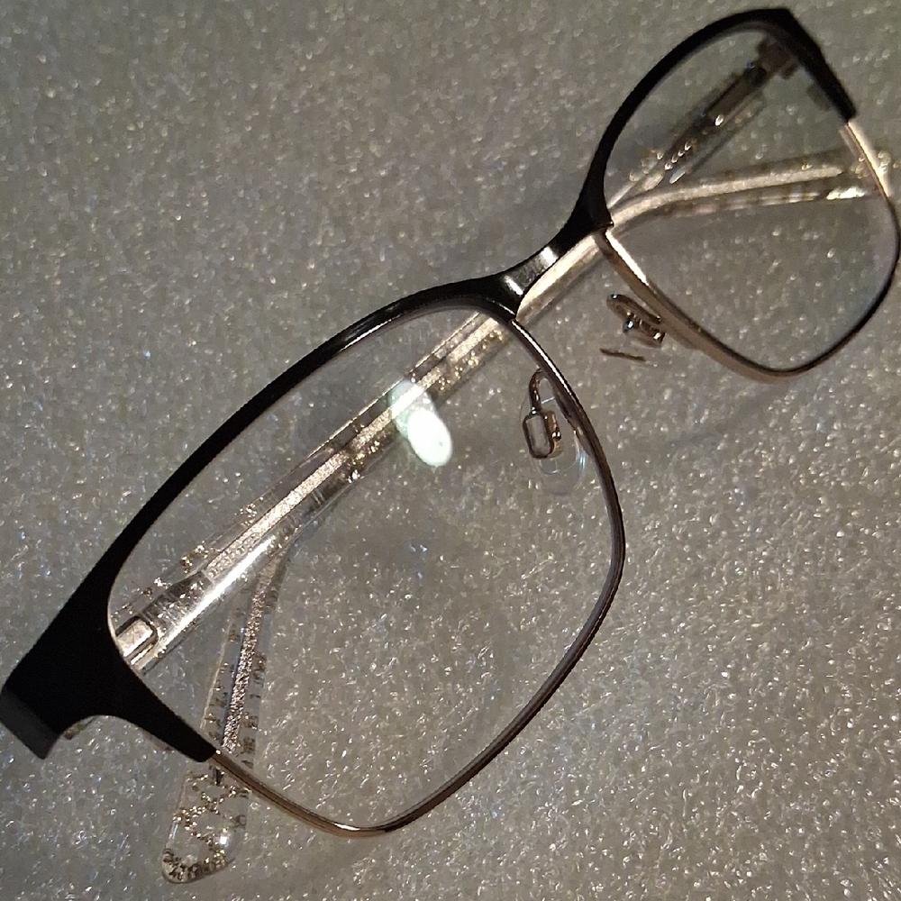 Bebe Black and Gold Glasses